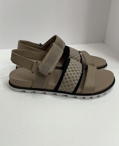 Sorel Roaming Decon Sligback Flat Wedges Sandals Sz 7.5 Gladiator Ankle Strap - Picture 12 of 17