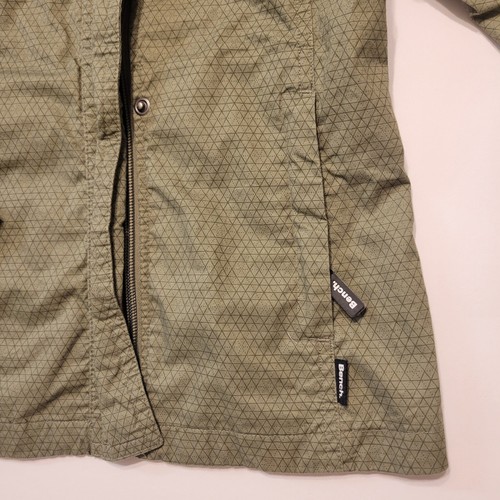 Bench Girl's Olive Green Zip Up Snap Light Jacket Size Medium (7/9) - Picture 4 of 8