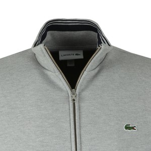 lacoste zip up track top