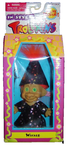 WIZARD Trollkins Troll Doll 5" HALLOWEEN New in Box - Picture 1 of 2