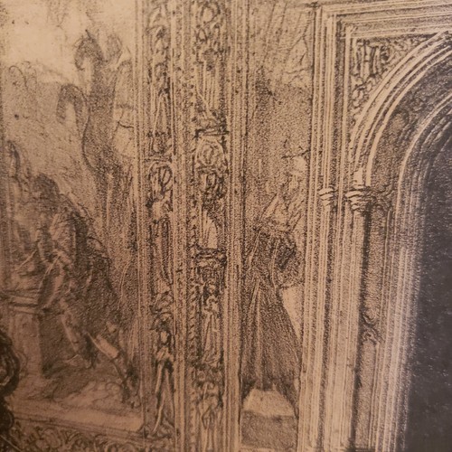 Joseph Nash Lithograph. Hall Hampton Court. Middlesex 1841 - Picture 9 of 22