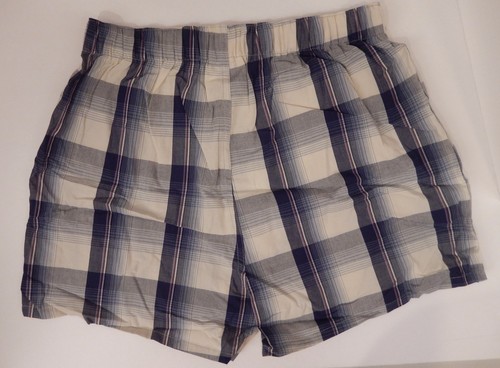 3 PANTALONES CORTOS DE ALGODÓN GENUINOS TALLA LUCKY MARCA PEQUEÑA BLANCO AZUL TEJIDO ROPA INTERIOR - Imagen 17 de 24