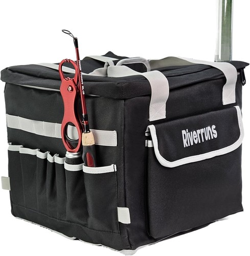 Bolsa para Cajas de Kayak Duradera Resistente al Agua Salada Kayak Bolsa de Pesca 3 Cañas 13x13" - Imagen 12 de 24