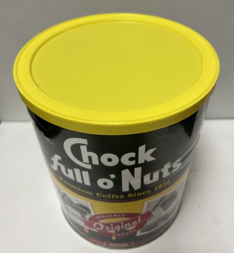 Chock Full O' Nuts The Heavenly Coffee Original Tin Can EMPTY 48 oz - Picture 4 of 8