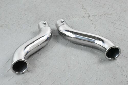 JAGUAR XJ6 XJ12 REAR LARGE BIG BORE STAINLESS STEEL EXHAUST TIPS BACK BOX V12 - Picture 9 of 9