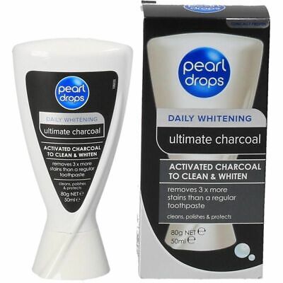 50ml drops toothpaste whitening pearl charcoal ultimate daily
