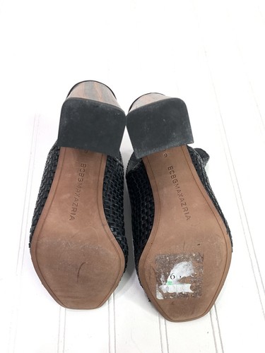 BCBGMAXAZRIA Fabianna schwarze Damen-Lederpantoletten Schuhe 6B/36 - Bild 7 von 9