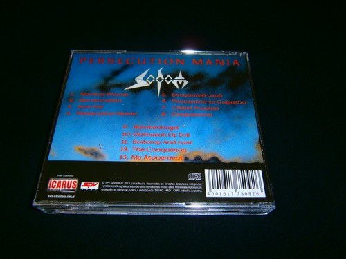 SODOM - Persecution Mania. CD - Imagen 4 de 4
