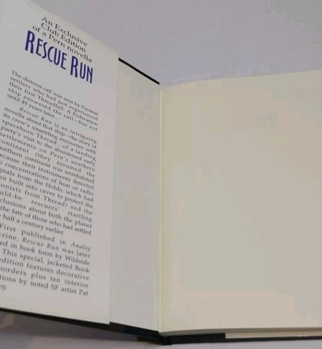 Anne McCaffrey Rescue Run & The Ireta Adventure HC/DJ DINOSAUR AND SPACE VINTAGE - Picture 11 of 21