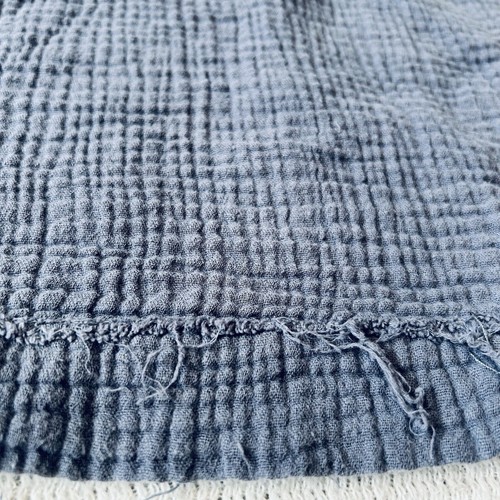 C&C California Pullover Hoodie Sz M Gauzy Lightweight Beachy Kangaroo Pouch Blue - Picture 3 of 11