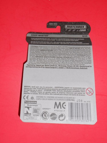Matchbox Crop Master MBX 2016 40/125 - Imagen 4 de 4