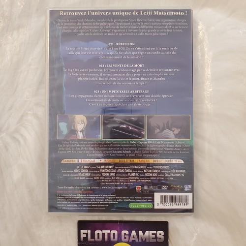 DVD ZONE 2 FR : The Galaxy Railways Station 6 - Ep 21 à 23 - NEUF - Floto Games - Imagen 2 de 2
