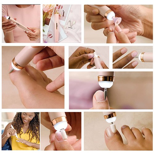Electric Nail Drill File Machine Toe Finger Nails Sander Polisher Manicure Care - Picture 3 of 13