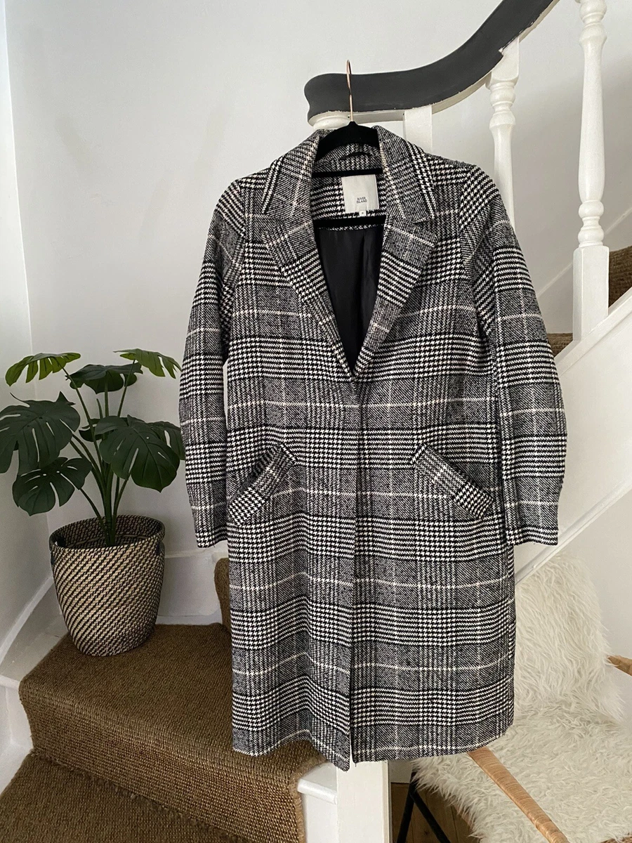 River island sales dogtooth coat