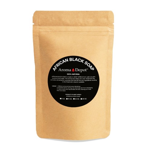 Raw African Black Soap Bar Wholesale Organic Pure For Body Hair Skin Shampoo - Picture 29 of 53