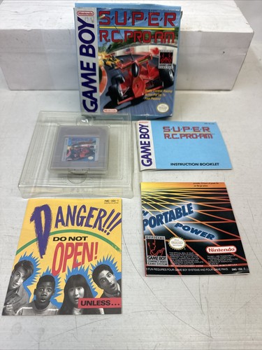 Super R.C. Pro-Am RC Nintendo Game Boy Complete CIB Manual Poster Case Box - Picture 1 of 14