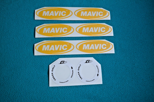 MAVIC IO 2001 FIVE SPOKE 700C REPLACEMENT DECAL SET FOR 1 WHEEL! - Picture 4 of 8