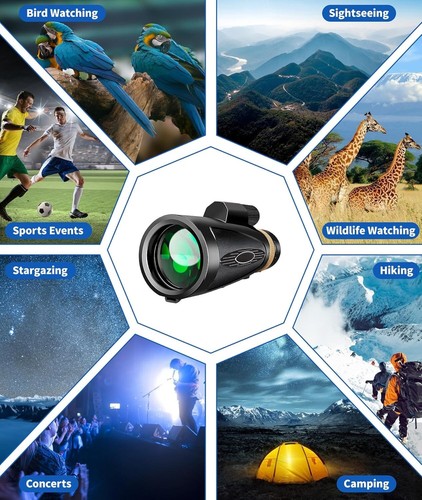 80x100 High Power Telescope with FMC Lens for Bright, Clear Views of Nature - Picture 9 of 11
