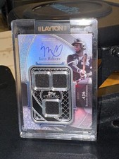 2022 Topps Sterling Luis Robert Swings Blue Game Used Patch Auto Autograph #/10