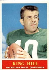 1964 Philadelphia King Hill Philadelphia Eagles #134