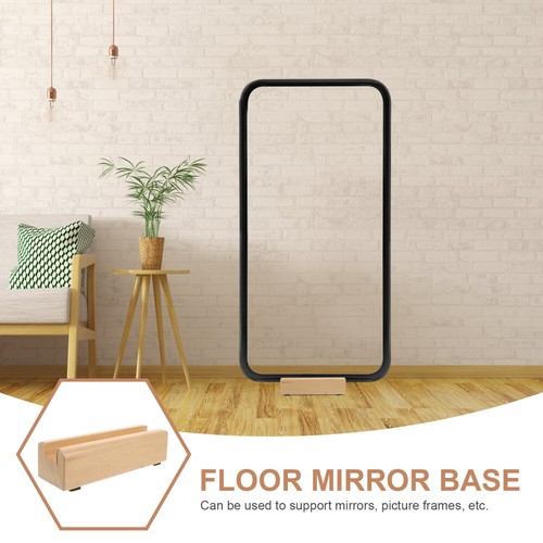 Floor Mirror Base Full Length Stand Holder Minimalist Decor Travel - Picture 8 of 12