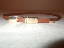Womens Size M Skinny Brown Belt