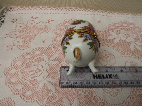 Decorative Egg - Porcelain china - Trinket box - Picture 9 of 9