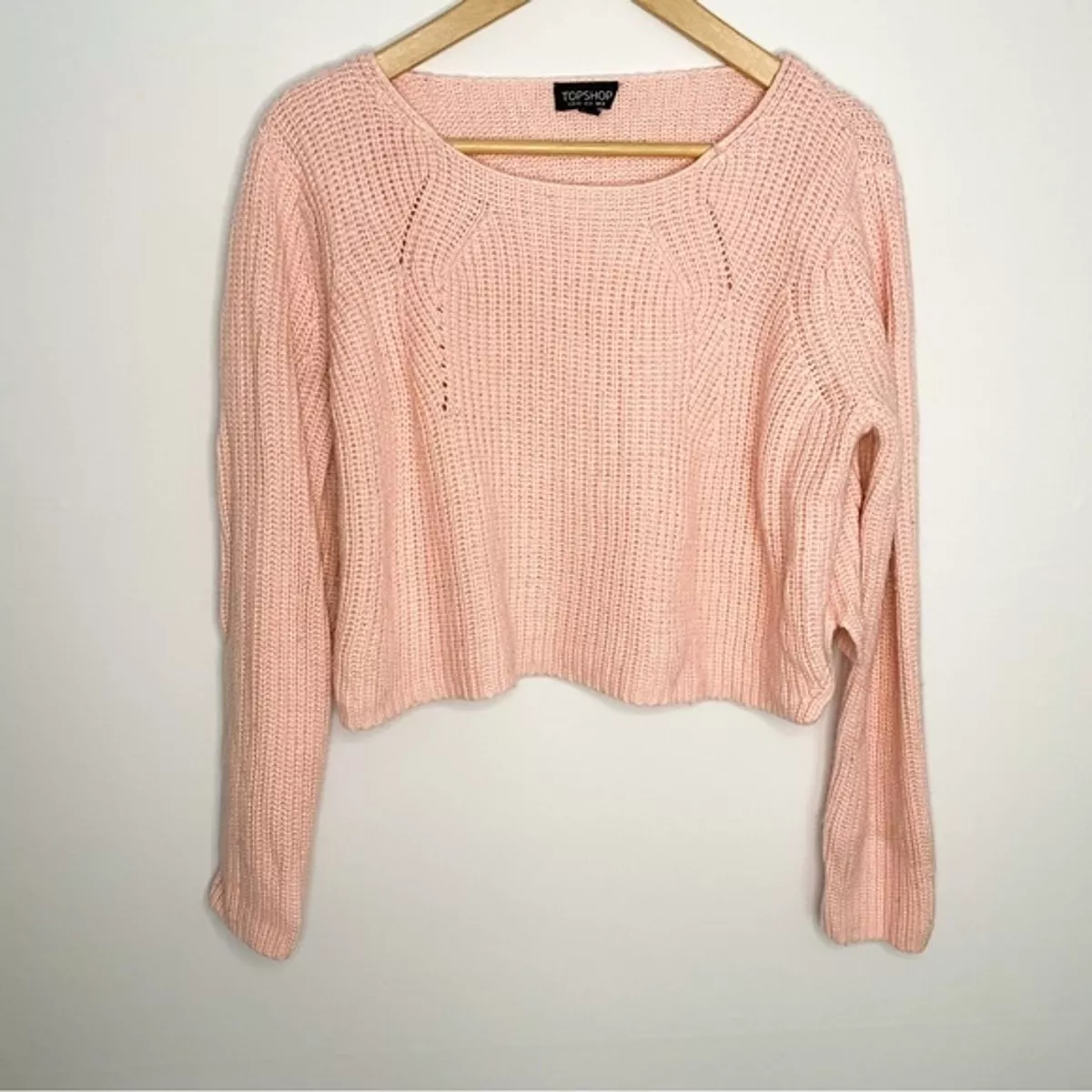 Topshop pink cheap sweater