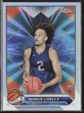 2023-24 Topps Chrome #92 Dereck Lively II Refractor Rookie RC