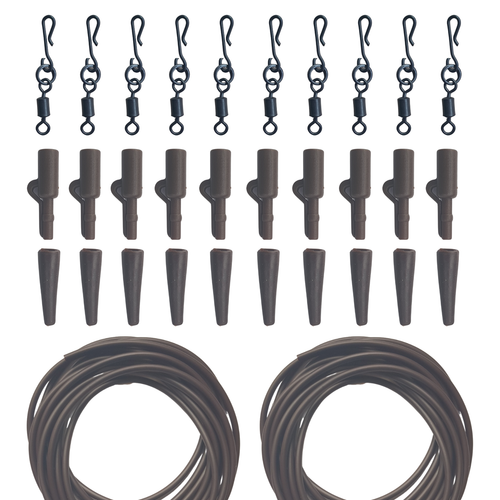 32pc Quick change snap swivel carp safety lead weights clips Fishing End Tackle - Picture 7 of 10