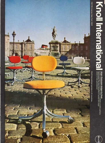 Jergen Rasmussen Stühle für Knoll International ad 1970