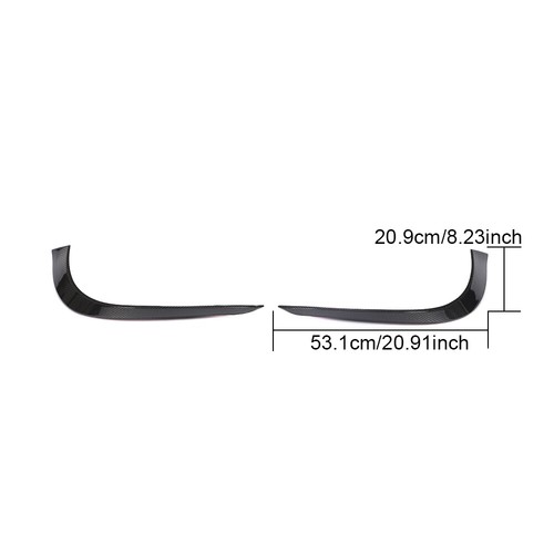 For Mercedes R172 SLC180 SLC300 Carbon Fiber Front Bumper Canard Fins Vent Cover - Picture 12 of 12
