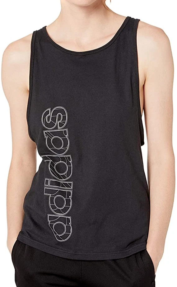 adidas Women's Size XL Motion Active Workout Tank Top - Black