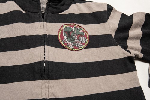 Disney Store Star Wars Boba Fett Mohawk Hoodie Coat Jacket Boys Size S (6) NWT - Picture 3 of 7