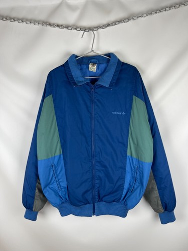 Adidas vintage 90s colour block jacket full zip