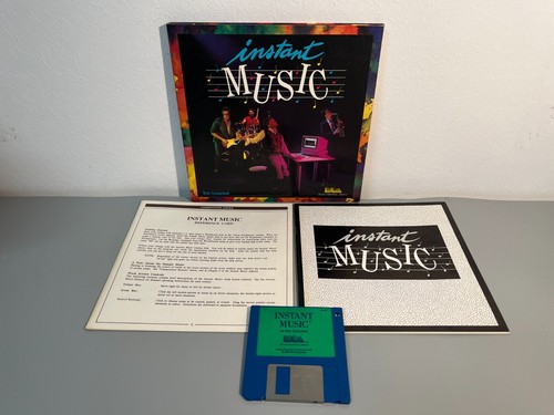 Instant Music Commodore Amiga Spiel - Big Box OVP Diskette Manuals rar