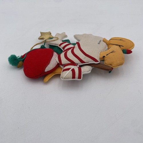 Vintage Disney 1990's Holiday Donald Duck3-D Cloth Ornament Christmas Tree 7" - Picture 16 of 18