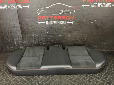 13 MERCEDES C300 REAR SEAT BOTTOM CUSHION MICROFIBER BLACK