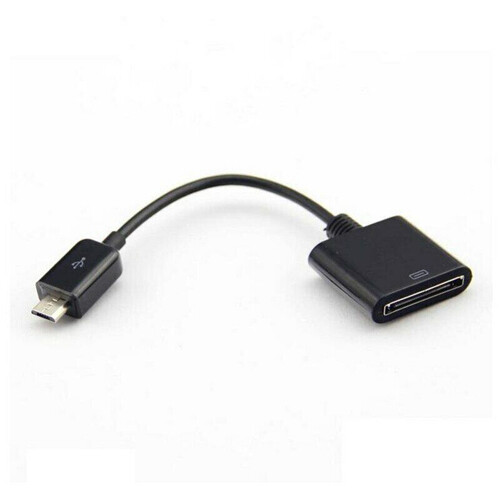 Câble adaptateur de charge de données mâle 30 broches femelle vers micro USB pour iPhone iPod iPad - Photo 3 sur 6