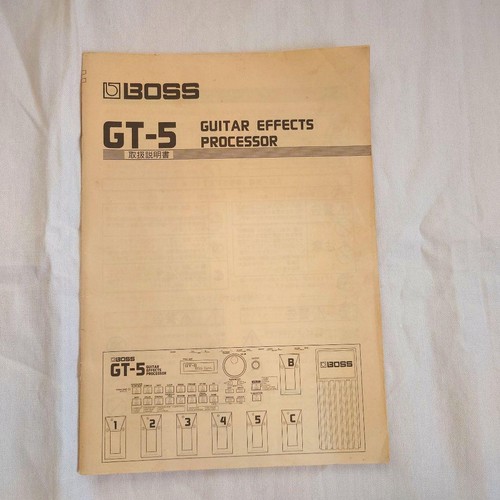 BOSS GT-5 Processore Multieffetto Chitarra 8 Pedali Display LCD Giappone - Foto 8 di 10