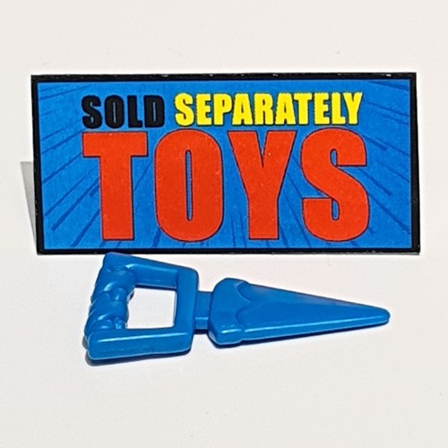 Vtg TMNT Turtle Troll Don FIST DAGGER original 1993 blue weapon accessory part - Picture 5 of 6