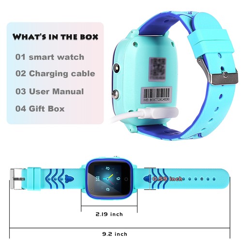 4G Kinder Smartwatch GPS Tracker SMS Anruf Videoanruf SOS Smartwatch Handy - Bild 9 von 53
