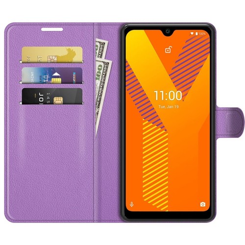 Handyhülle Schutz Case für Wiko Y62 Flip Cover Tasche Etuis Bumper Schwarz Neu - Zdjęcie 47 z 56