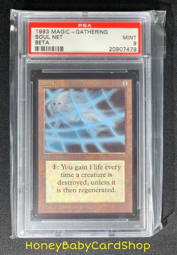MTG Limited Edition Beta 1993 Soul Net PSA 9 Mint Old School 93/94 - Picture 6 of 6