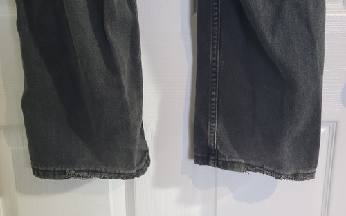 Lee Regular Straight Jeans Men's Size 42X30 Black Charcoal Cotton 5-Pocket - Picture 6 of 12