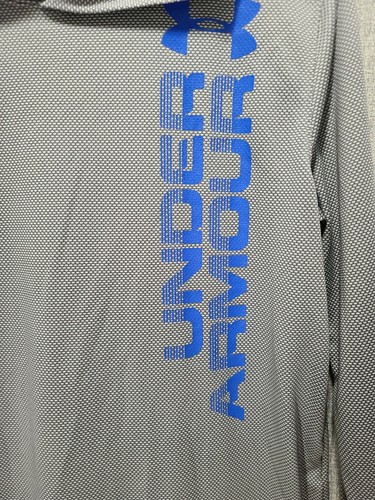 UNDER ARMOUR hoodie Youth XL lightweight Loose fit gray blue c19 - Picture 10 of 10