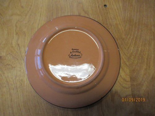 Plato de ensalada Ambiance ROMANCE 8" dorado púrpura 1 ea 3 disponible - Imagen 4 de 6