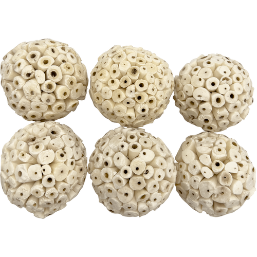 5101 Big Sola Balls - Handmade Shreddable Chewable Sola Wood Big Bird Foot Toys - Picture 23 of 31