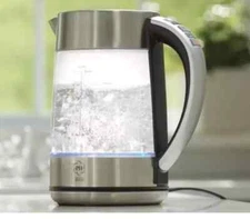 Princess House Electric Kettle  (4575) Fast Boil Coffee Tea Control Meter 7 Cups