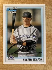 2010 Bowman Draft Russell Wilson First Bowman RC #BDPP47